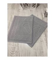 Ayak Havlusu 50x70 cm 2'li Set  Gri