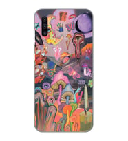 Samsung Galaxy A30S/A50/A50S Uyumlu Aesthetic Desenli Şeffaf Telefon Kılıfı