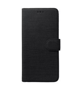 Xiaomi Mi 9 SE Spor Kumaş Cüzdan Kılıf Kırılmaz Ekran Koruyucu (Siyah)
