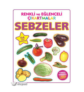 RENKLİ VE EĞLENCELİ ÇIKARTMALAR SEBZELER - PARILTI YAYINCILIK
