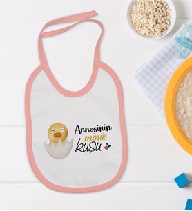BK Kids Pembe Bebek Mama Önlüğü - Model 81