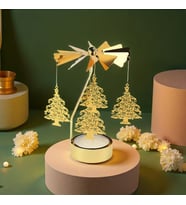 Çam Ağacı Temalı Tealight Mumluk – Dekoratif Masa Üstü Aksesuar