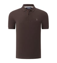 T8561 DEWBERRY ERKEK TSHIRT-DÜZ KAHVE (Karışık)