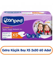 Canped Çocuklar İçin Belbantlı Hasta Bezi Xs Beden 30x2 60 Adet