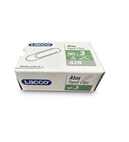 Lacco 828 Metal Ataş - No : 3 / 28 mm / 100 Adetlik Kutu