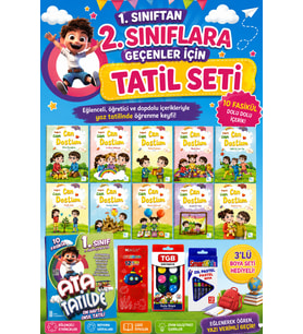 1. Sınıftan 2.Sınıfa Geçenler İçin Ata Tatilde Fasikülü + Can Dostum Hikaye Seti
