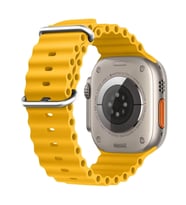 Microsonic Apple Watch Series 7 45mm Kordon Ocean Band Sarı