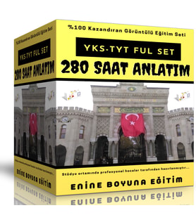 YKS-TYT Tüm Dersler Görüntülü USB Eğitim Seti