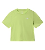 The North Face Kadın FOUNDATION CROP Tişört - EU NF0A55AYHDD1 (Yeşil)