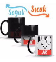 Bt21 JK Bts Sihirli Kupa Bardak Porselen