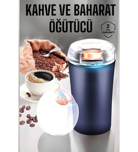 Otomatik Kahve ve Baharat Öğütücü Kolay Ve Taşınabilir