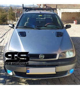 Fiat Palio Uyumlu Piano Black Kaput Üstü Havalandırma Izgarası