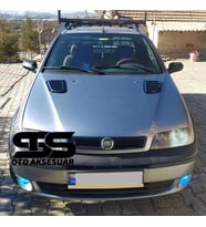 Fiat Palio Uyumlu Piano Black Kaput Üstü Havalandırma Izgarası