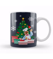 Swedish Chef Around The Christmas Tree Muppets Kupa Bardak Porselen
