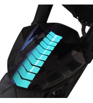 Ok Tasarımlı Nane Yeşili Çamurluk Kask Sticker Çınar Extreme