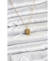 316L Çelik Zincir Gold Renk Minimal Kutup Yıldızı Model Kadın Kolye - TJ-BKO10683