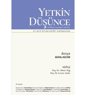 Yetkin Düşünce 24.Sayı Ekim-Kasım-Aralık 2023 (STD)