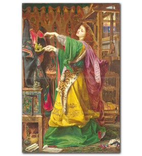 Cakatablo Morgan Le Fay Kral Arthur'un Koruyucusu Cadı MDF Tablo