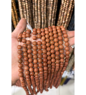 Yıldız Taşı Yıldız Küre Kesim Parlak Turuncu 10mm Doğal Taş Dizi