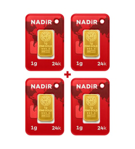 Nadir Gold 24 Ayar 4 Gram Külçe Altın
