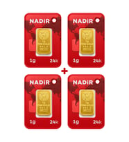 Nadir Gold 24 Ayar 4 Gram Külçe Altın