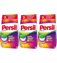 Persil Matik Toz Çamaşır Deterjanı 21KG Color/Renkli (138 Yıkama) (3PK*7KG)