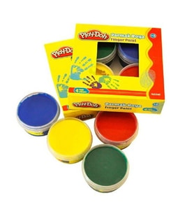 Play Doh Parmak Boyası 4 Renk 50 ml Pr017