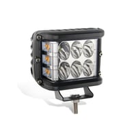 Beyaz Led Sarı Çakarlı Kare Off Road Sis Farı Çalışma Lambası 12 Ledli 1adet