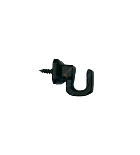 Vidalı Kanca, Askı Küçük - 15x18mm, Siyah - 1 Adet TG-V 4663