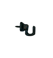 Vidalı Kanca, Askı Küçük - 15x18mm, Siyah - 1 Adet TG-V 4663