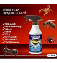 Asyem Mİkro Sav Sprey (Kene- Hamam Böceği - Akrep - Örümcek- Pire -Sivrisinek -Karasinek -Tahtakurusu ) Insektisit