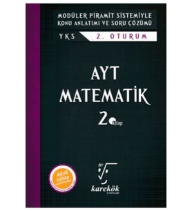 Karekök Yayınları Karekök - Ayt Matematik 2.kitap Mps Konu Anlatımlı (Çok Renkli)
