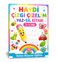 Haydi Çizgi Çizelim YAZ-SİL Kitabı