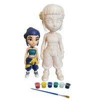 Kpop Zoey Figürü 3d Baskı Boyama Seti (Ham)