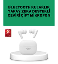 Gerçek Zamanlı Çeviri Özellikli Kablosuz Kulaklık Profesyonel Kullanım