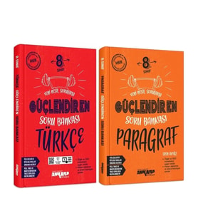 Ankara Yayıncılık 8.Sınıf Türkçe ve Paragraf Soru Bankası Seti 2 Kitap