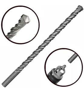 Uzun Boy Beton Duvar Delme Elmas Matkap Ucu 10x570 (57cm Boy)