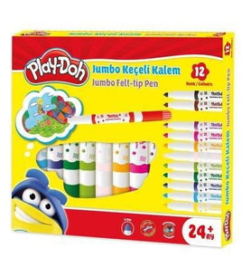 Hasbro Play-Doh Jumbo Keçeli Kalem 6Mm 12'Li 
