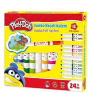 Hasbro Play-Doh Jumbo Keçeli Kalem 6Mm 12'Li 