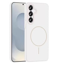 Durukar® Samsung Galaxy S25 Plus Kılıf Jully Magsafe Kapak - Beyaz
