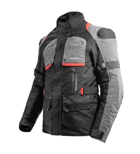 NF2500 Motosiklet Montu 4 Mevsim Uzun 600-D Dayanıklı Kumaş Airbag Teknelojisi Motorcu Mont Red