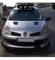 Renault Clio 3 Uyumlu Piano Black Kaput Üstü Havalandırma Izgarası