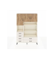 Arges Dolap 9 Raflı 6 Çekmeceli 3 Kapaklı 132x30x195 Aytaşı-Çam/Aytaşı