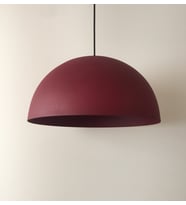 Retro Bordo Içi Bordo Metal Sarkıt Avize 40 Cm En