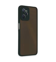 Realme C35 Kılıf Montreal  Kapak - Yeşil