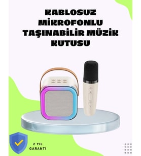 Northcity Taşınabilir Karaoke Mikrofon Seti Bluetooth Hoparlörlü - Kablosuz Müzik Deneyimi