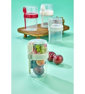 Renetto T-502 550 Ml.kaşıklı Müsli Kabı
