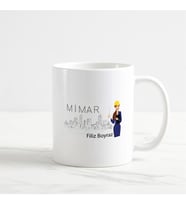 Mimar Kupa Bardak (3. Tasarım) (Beyaz)