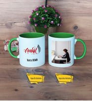 Avukat Kupa Bardak Yeşil Fotoğraflı Avukatlar Günü Hediyesi