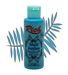 Rich Multi Surface Her Yüzey İçin Akrilik Boya 120 cc. 2186 OKYANUS 